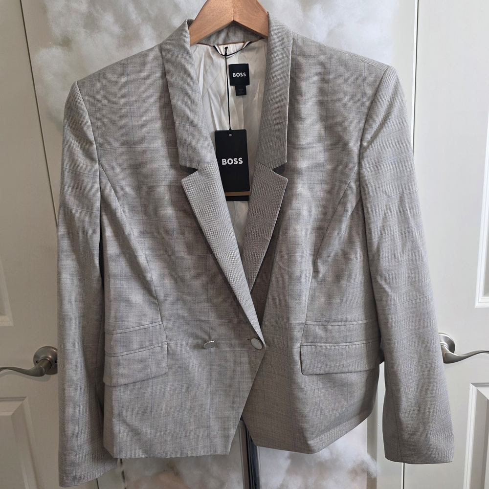 NWT BOSS Gray Women's Blazer